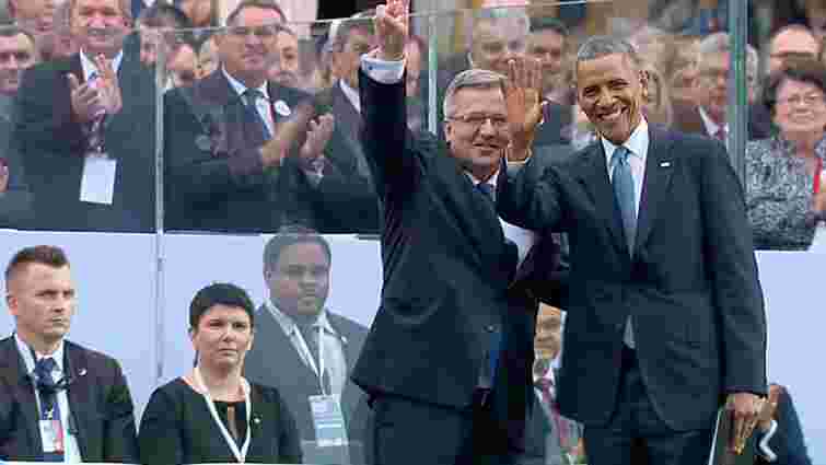Обама подякував Коморовському за підтримку України