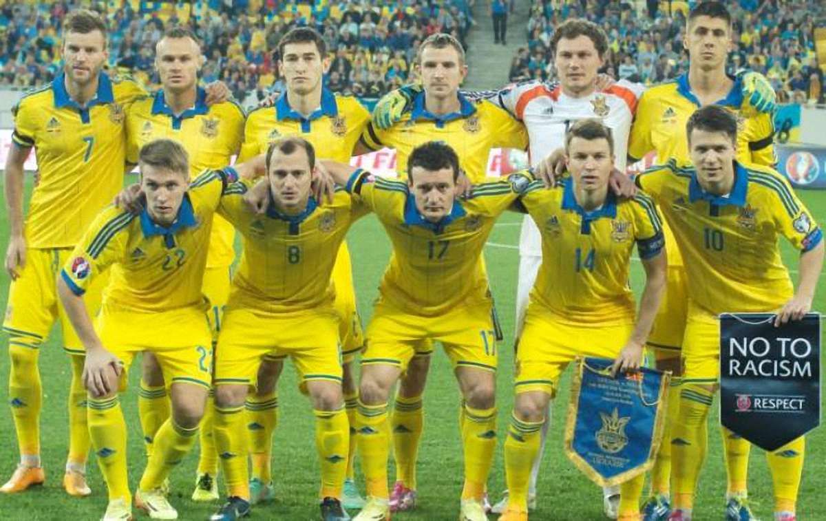 Українська збірна з футболу втратила три позиції в рейтингу ФІФА