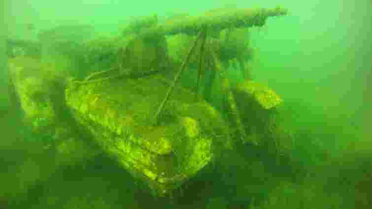 Знайдений на дні озера Задорожнє «мотоцикл часів Другої світової» затопили у 2013 році