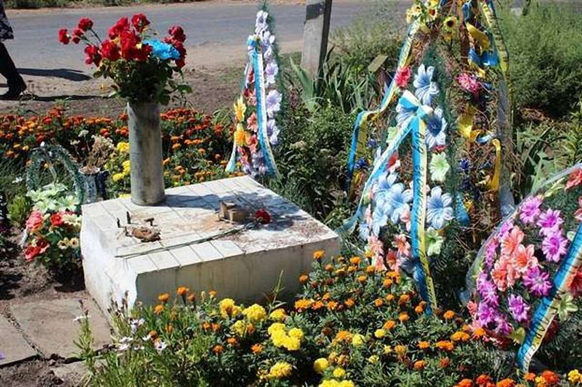 Поблизу Слов’янська спиляли пам’ятний хрест бійцям Нацгвардії