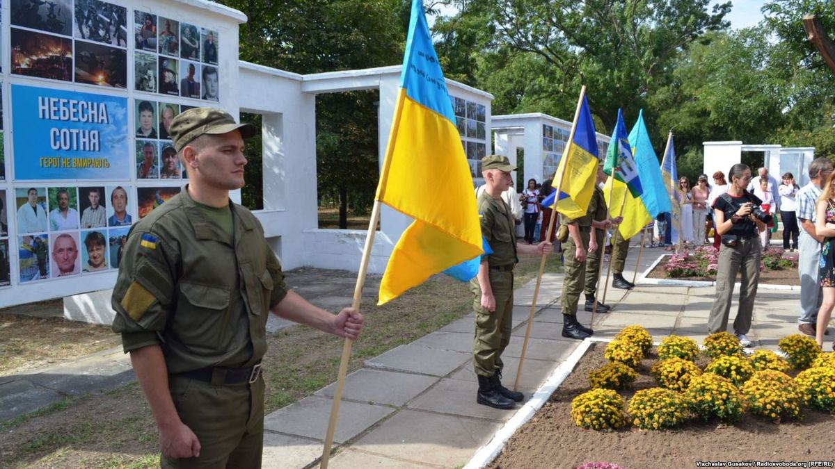 У Херсоні відкрили меморіал Героям Небесної сотні і АТО