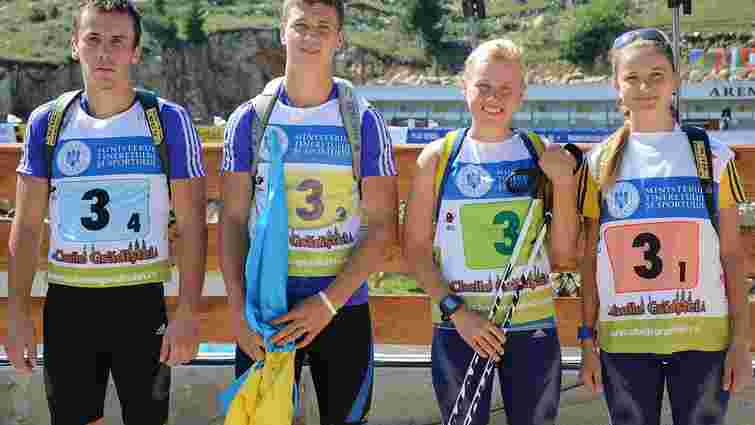 Українські юніори завоювали золото літнього чемпіонату світу з біатлону