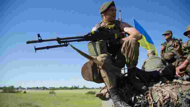 Минулої доби українських військових у зоні АТО обстріляли 5 разів
