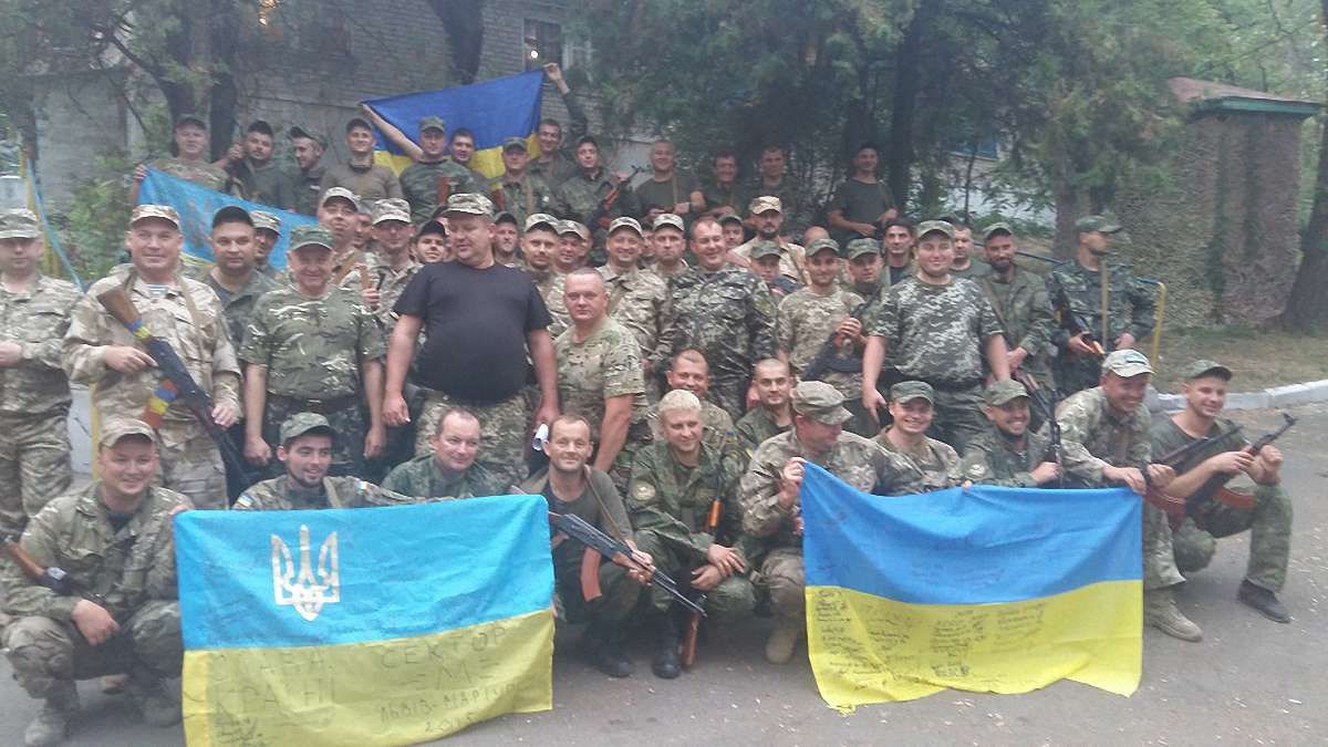 Із зони АТО повернулася чергова група міліціонерів із Львівщини