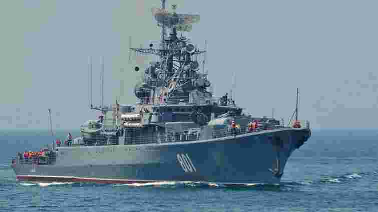 Поблизу Маріуполя прикордонники зафіксували російські кораблі