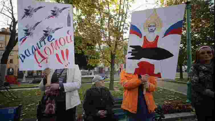 У Мінську мітингують проти створення російської військової бази в Білорусі