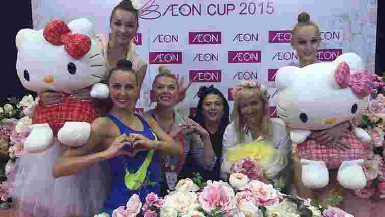 Українські гімнастки стали срібними призерками турніру в Японії