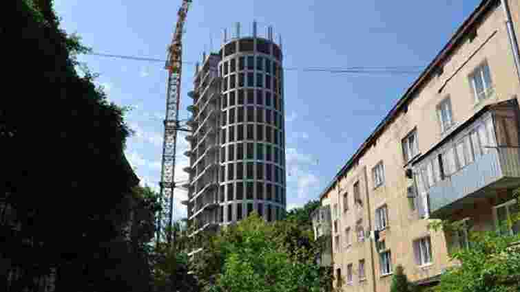 ДАБІ зупинила будівництво скандального хмарочоса у Львові