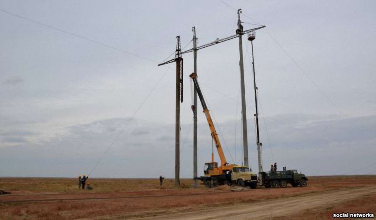 Енергетики припинили постачання електрики в Крим по лінії Мелітополь - Джанкой