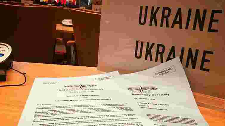 Парламентська асамблея НАТО ухвалила резолюцію солідарності з Україною
