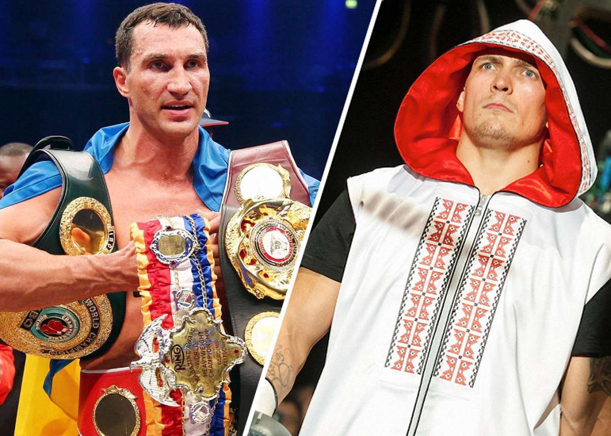 Олександр Усик заявив, що міг би відправити Володимира Кличка у нокаут