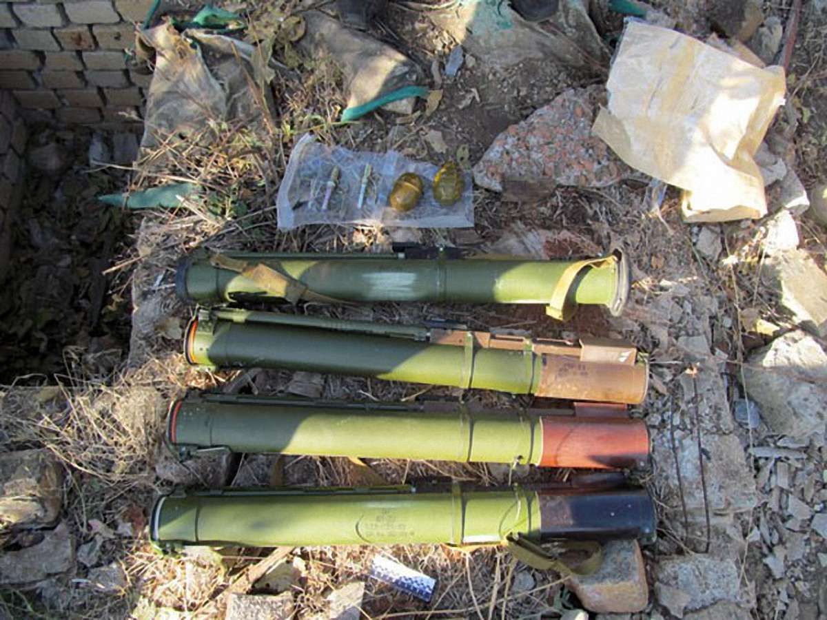 Схованку зі зброєю знайшли поблизу Слов’янська