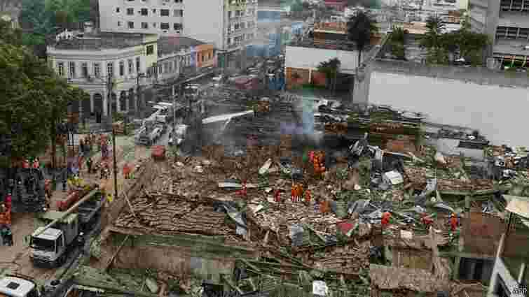 Більше десяти будинків були зруйновані внаслідок вибуху в Ріо-де-Жанейро