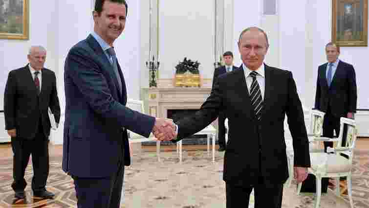 Путін і Асад провели переговори у Москві