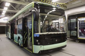 У Львові презентували перший в Україні електробус