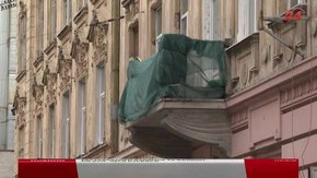 В історичній частині Львова реставрують балкони
