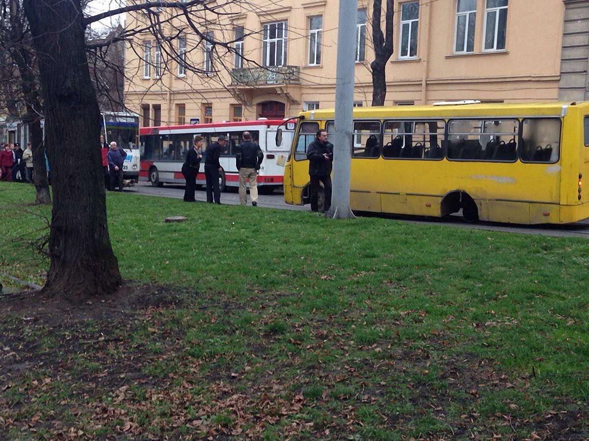 У львівської маршрутки під час руху відпало колесо
