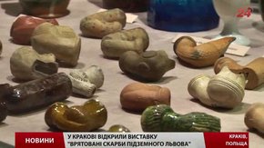 До Кракова привезли скарби підземного Львова