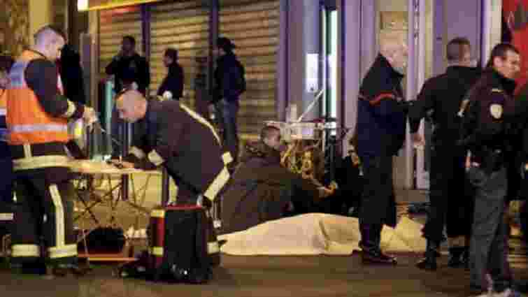 Кількість загиблих у терактах в Парижі зросла до 130 осіб