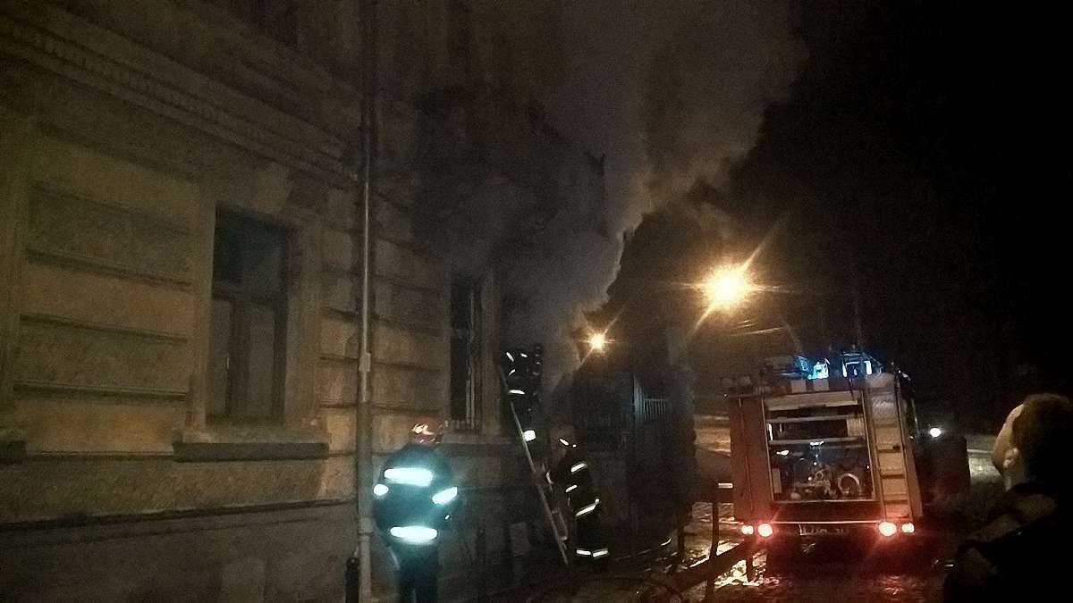 У центрі Львова горіла квартира