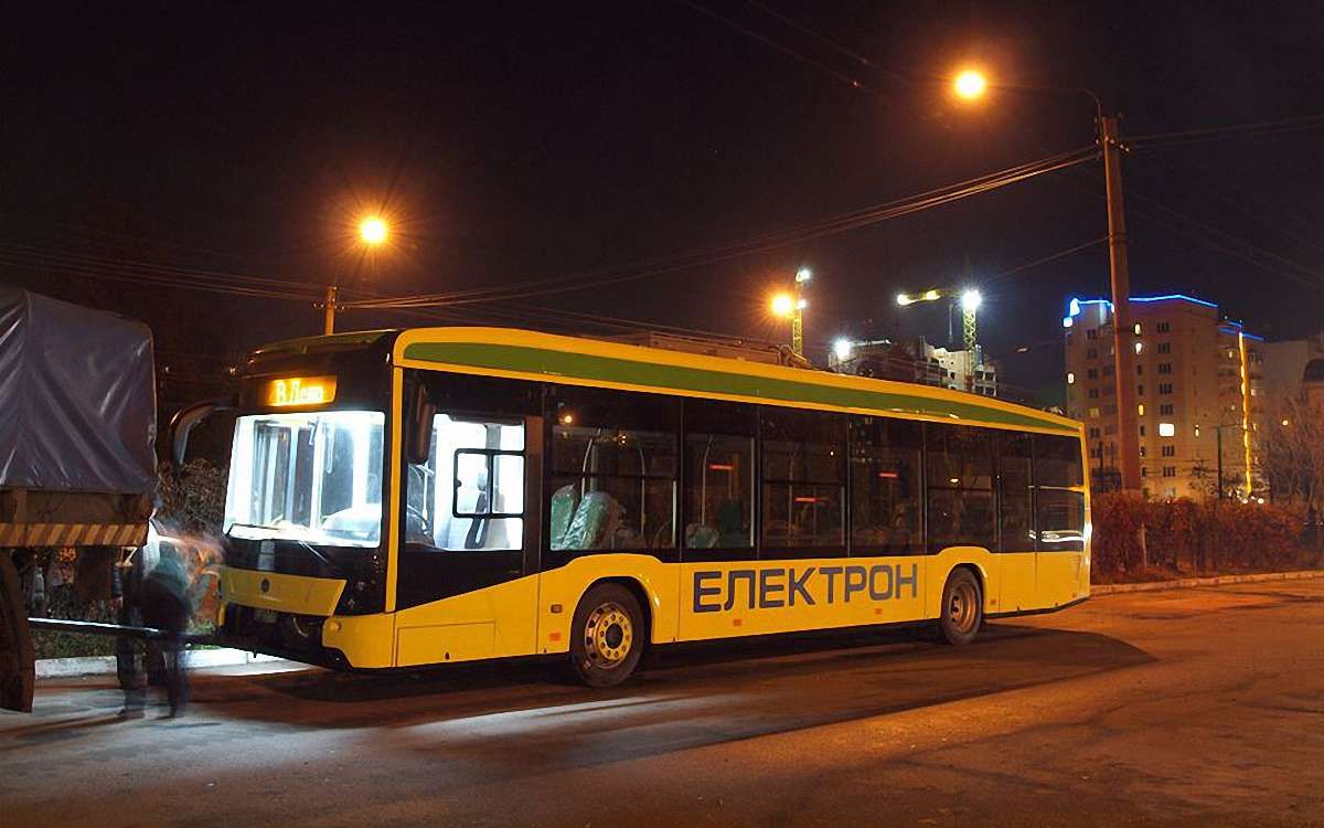 Львів отримав ще два нових тролейбуси від «Електрону»