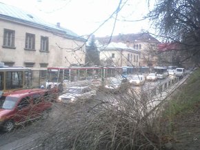 Львівські трамваї не курсуватимуть до вечора