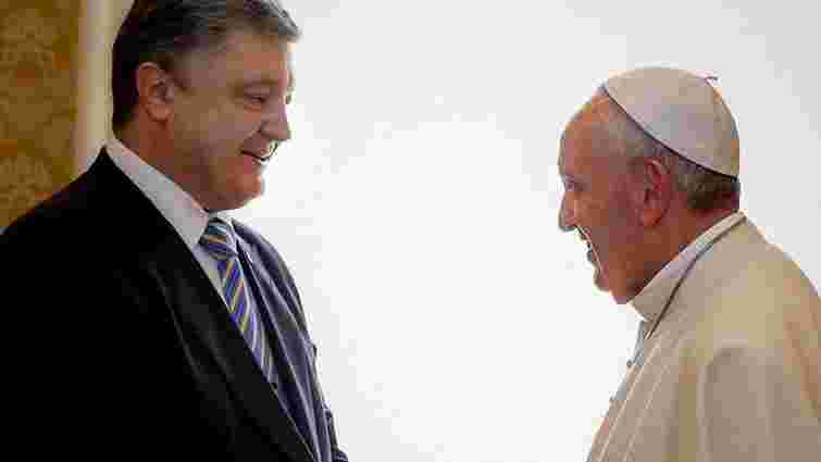 Порошенко помилково привітав Папу Римського з 80-річним ювілеєм