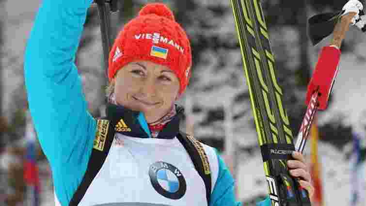 Українська біатлоністка Валентина Семеренко перемогла на Кубку Словенії