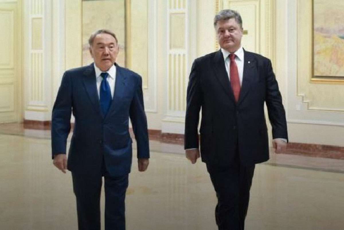 Назарбаєв запевнив Порошенка, що не підтримає антиукраїнські санкції Росії