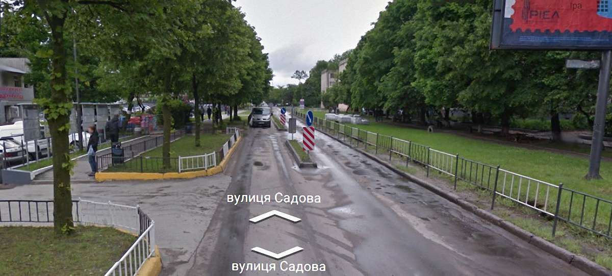 На вул. Садовій у Львові облаштують велодоріжки та зону паркування