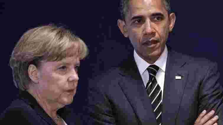 Обама і Меркель наголосили на необхідності пришвидшення виконання Мінських угод