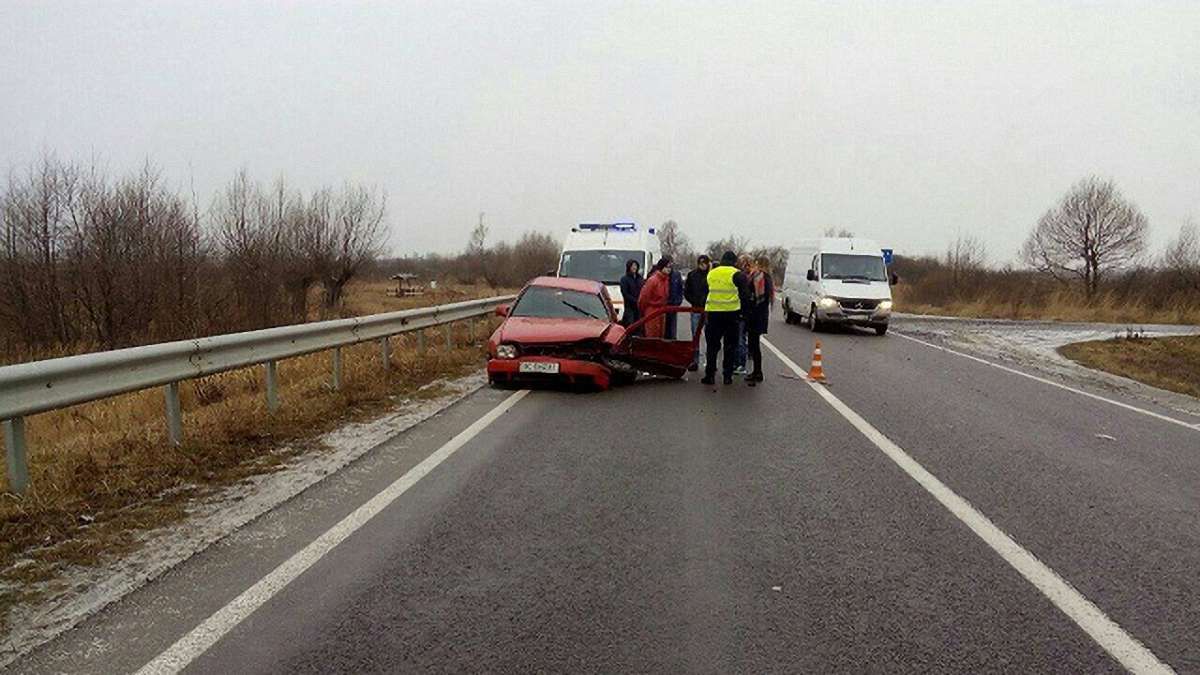 На Львівщині в аварії постраждало п’ятеро людей