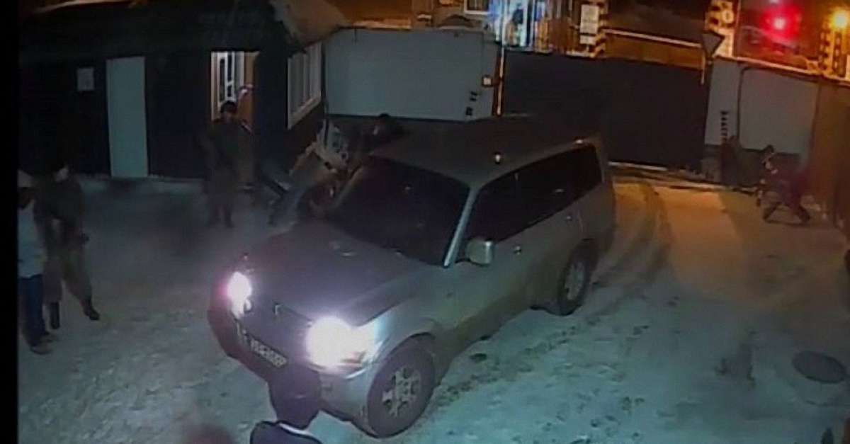 З'явилося відео нападу на базу ВМС в Одесі