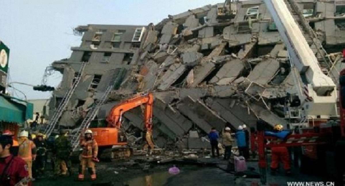 Кількість жертв землетрусу на Тайвані зросла до 14 людей, доля понад 100 невідома