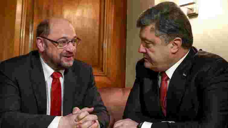 Європарламент не зволікатиме з безвізовим режимом для України, – Шульц