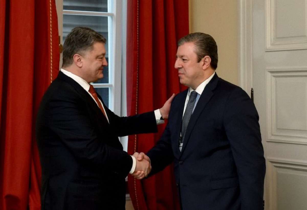 Порошенко та прем’єр Грузії обговорили перспективи розвитку нового «шовкового шляху»