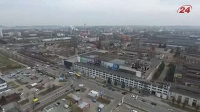 Територію ЛАЗу вперше зняли з квадрокоптера