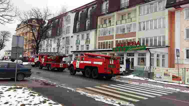 У Трускавці виникла пожежа у санаторії «Женева»