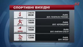Спортивні події на вихідних у Львові