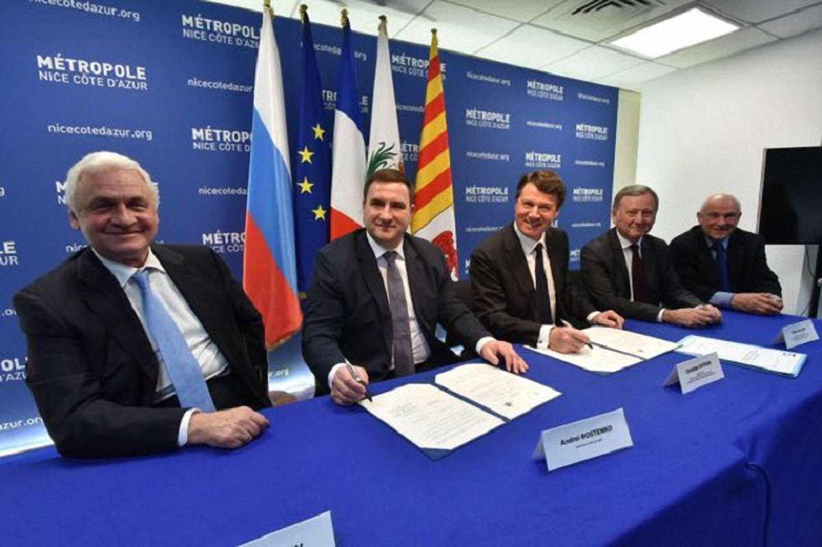 Мер Ніцци прийняв у Франції делегацію з Ялти, яку назвав російською