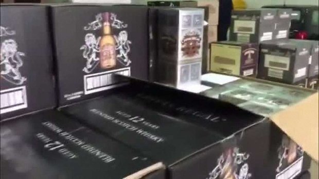 Через кордон на Львівщині намагалися перевезти дві тисячі пляшок елітного алкоголю