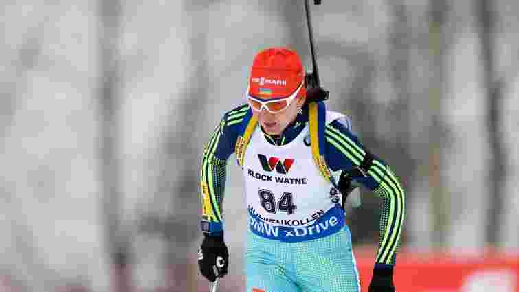 Олена Підгрушна не побіжить останній етап за збірну України у жіночій естафеті ЧС з біатлону
