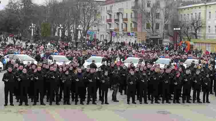 У Тернополі прийняли присягу нові патрульні поліцейські