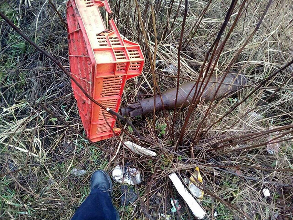 Поліцейські під час патрулювання Львова виявили артилерійський снаряд