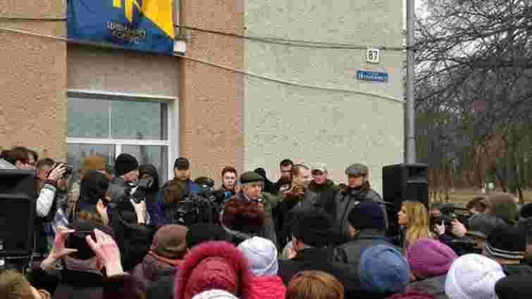 В Яготині Київської області облаштували блокпост, щоб не допустити заселення мігрантів