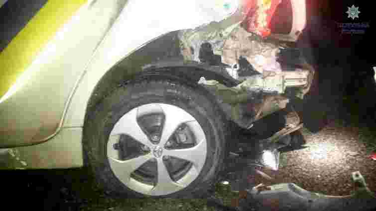 П’яний водій ВАЗу розбив поліційне авто і збив патрульного