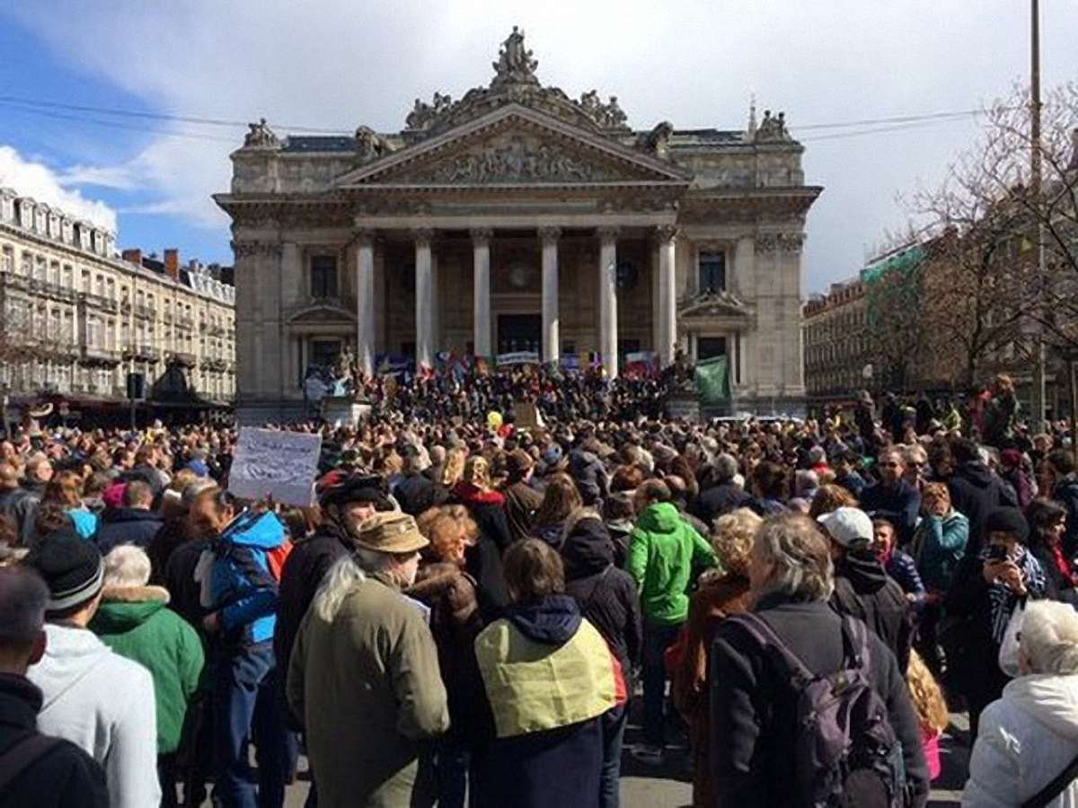У Брюсселі проводять марш проти тероризму