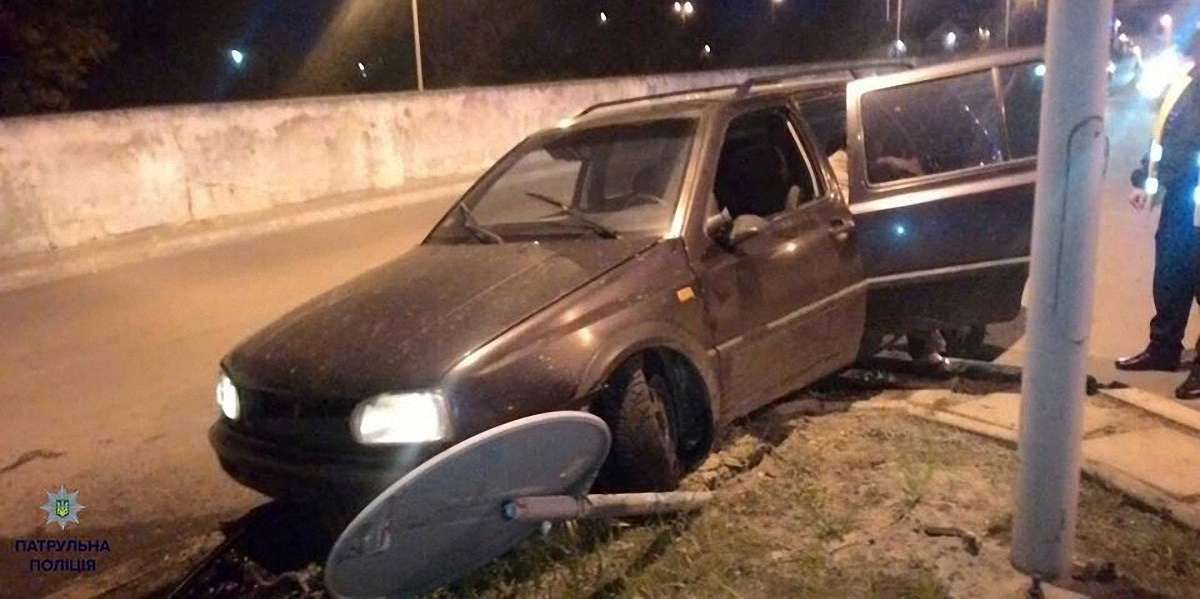 Вночі у Львові стались три ДТП за участю п'яних водіїв