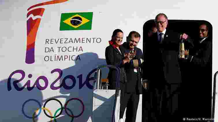 Олімпійський вогонь прибув до Бразилії
