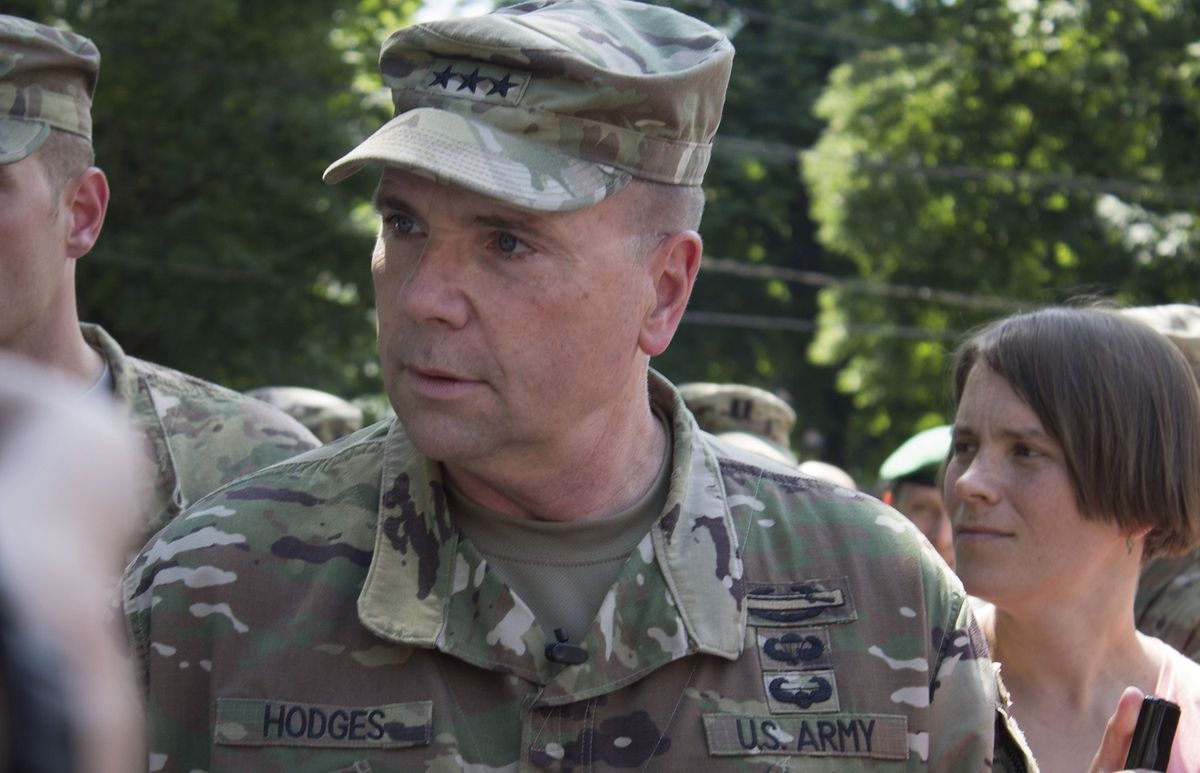 На Яворівському полігоні українських бійців тренують 300 американських солдатів